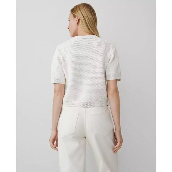 Ann Taylor Textured Sweater Jacket NEW - Picture 2 of 9